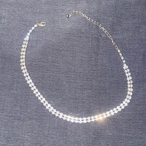 Rhinestone choker